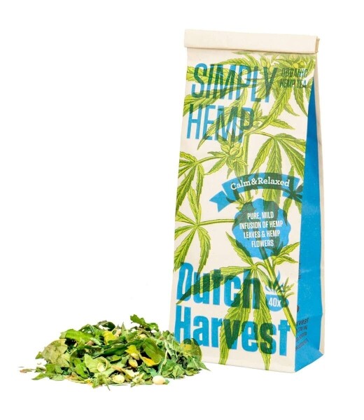 Simply Hemp - Pure hennepthee 40 gram - Dutch Harvest losse thee