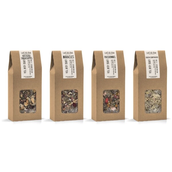 Café du Jour verse losse thee - Go Green pakket - 4 x 100 gram