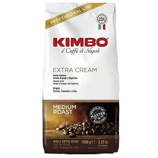 Kimbo Espresso Bar Extra Cream Coffee beans 1 KG 