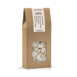 Cashews in white chocolate 250 grams