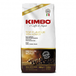 Kimbo Espresso Bar Top Flavour 100% arabica - coffee beans - 1 kilo