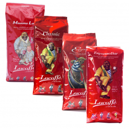 Lucaffé sample pack - coffee beans - 4 x 1 KG 