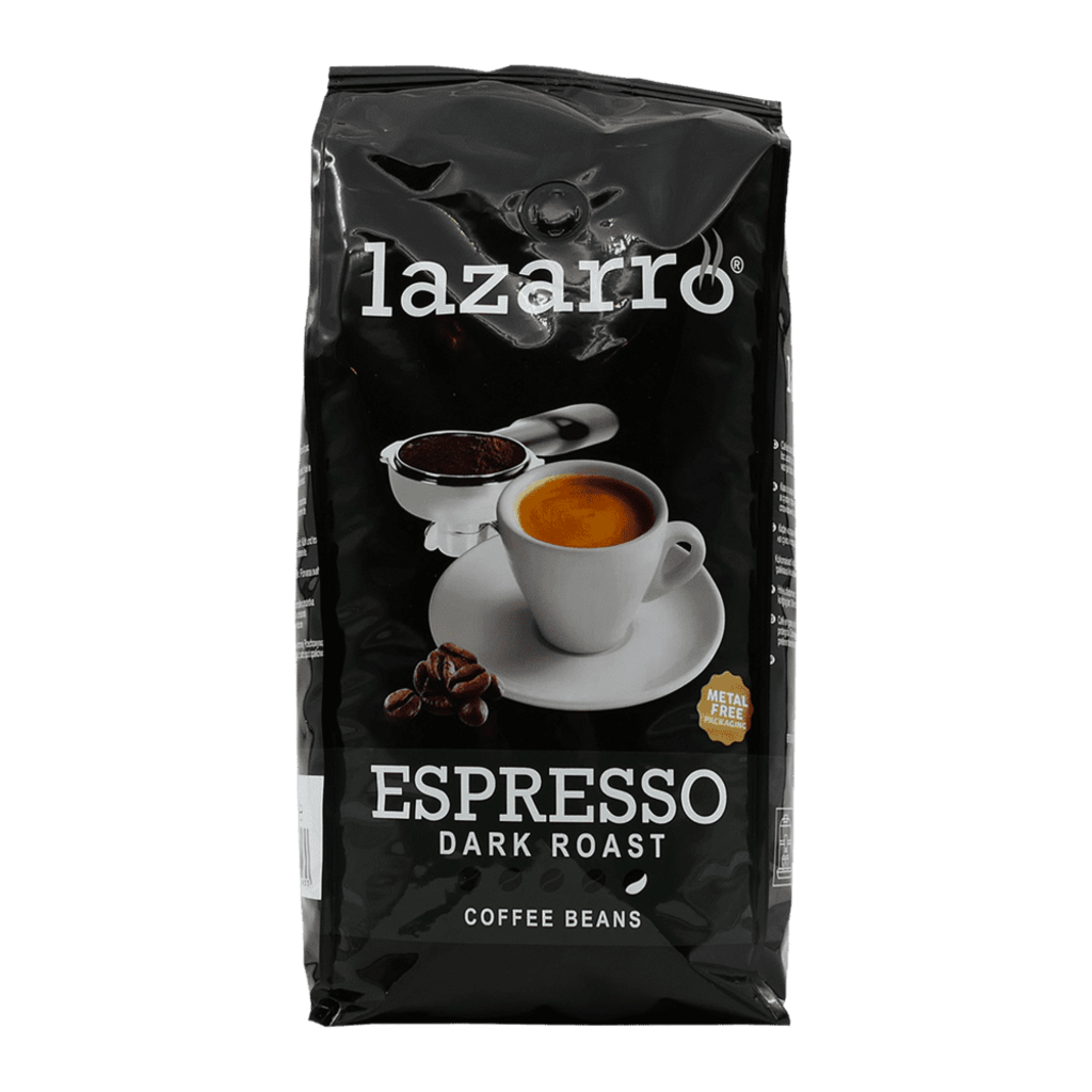 Lazarro espresso dark roast - coffee beans - 1 kilo