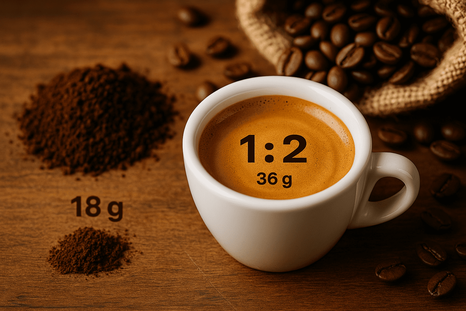 best coffee-to-water ratio for an espresso