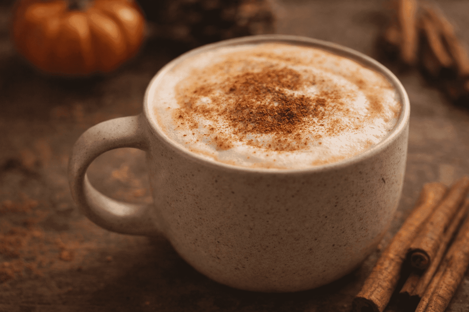 Pumpkin spice latte: a spicy autumn drink